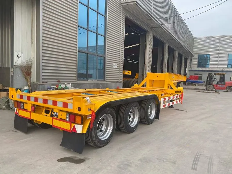 Semi-trailer kerangka gooseneck besar
