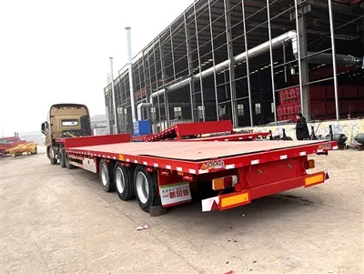 Semi-trailer Pelat Gooseneck